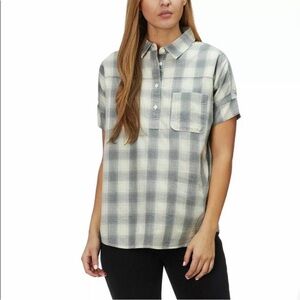 The north face women’s Tanami shirt grey plaid